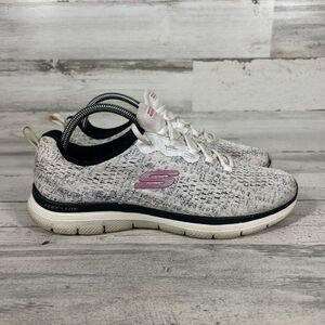 Skechers Womens Flex Appeal 4.0 Vivid Spirit Sneaker Athletic‎ Gray Size 11